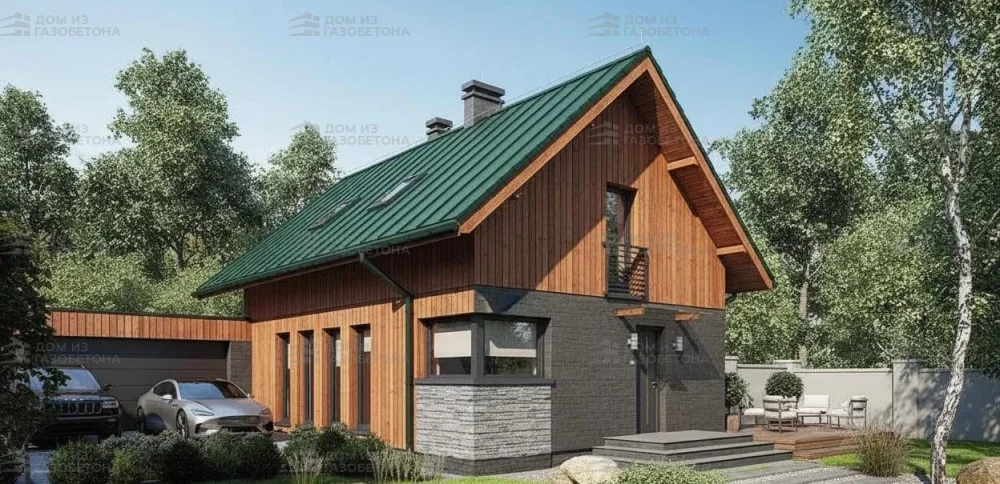 Проект Двухэтажный дом 8 на 10, 103 м2