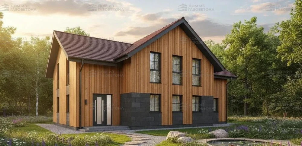 Проект Двухэтажный дом 16 на 13, 239 м2