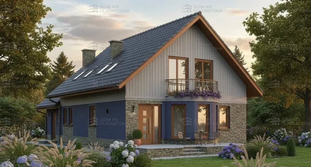 Проект Двухэтажный дом 20 на 9, 235 м2