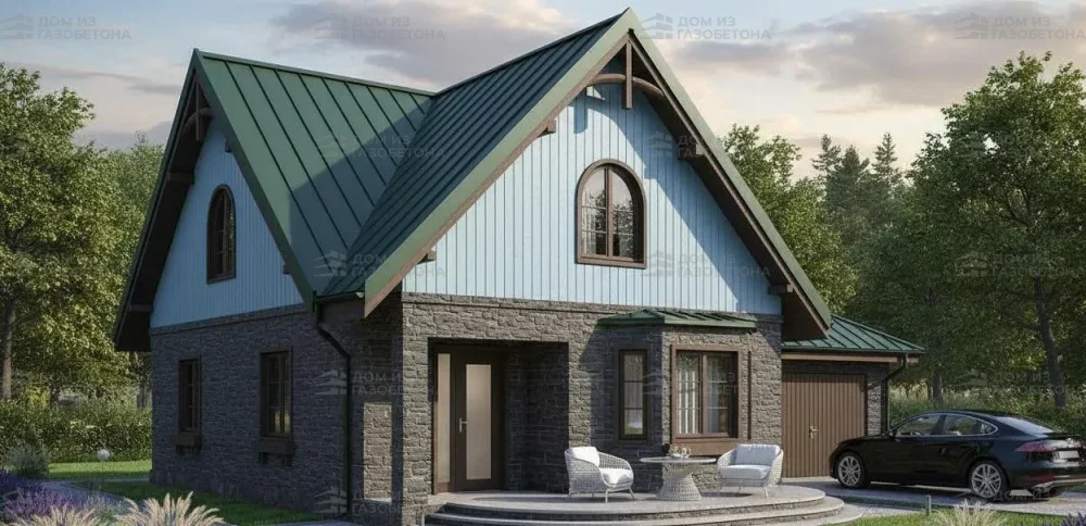 Проект Двухэтажный дом 8 на 13, 111 м2