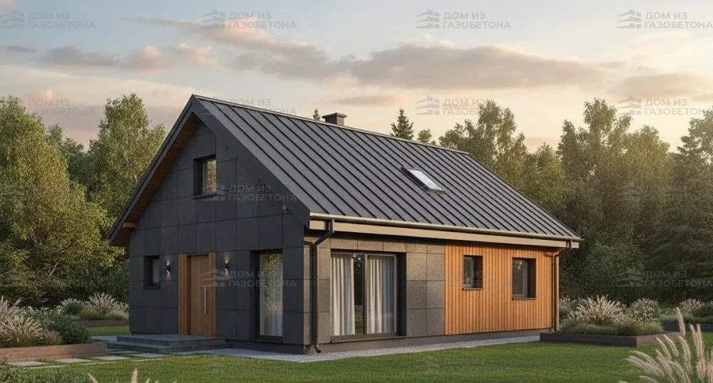 Проект Двухэтажный дом 12 на 10, 140 м2