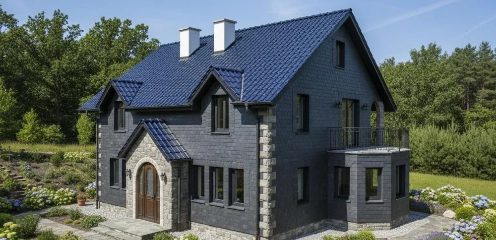 Проект Двухэтажный дом 12 на 8, 127 м2